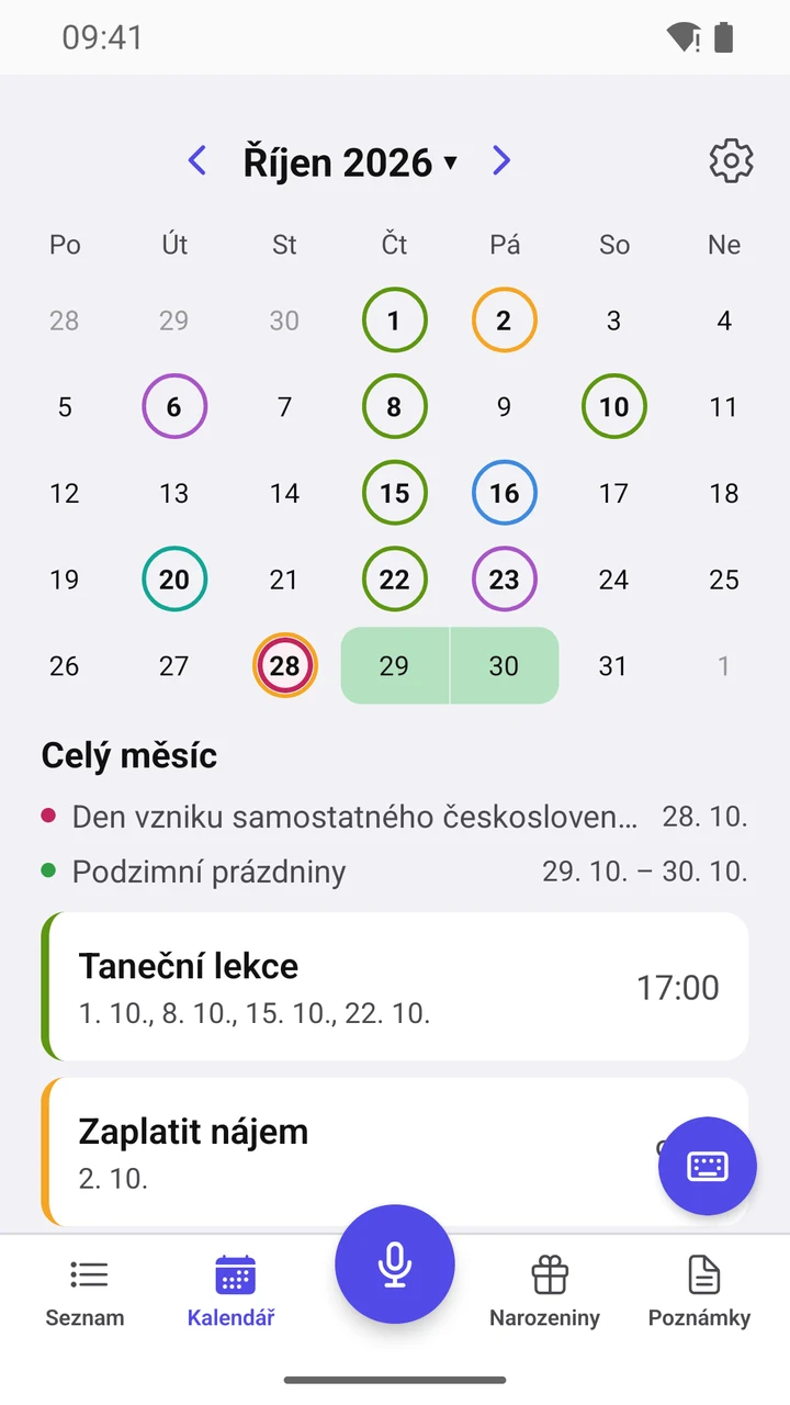 Kalendář