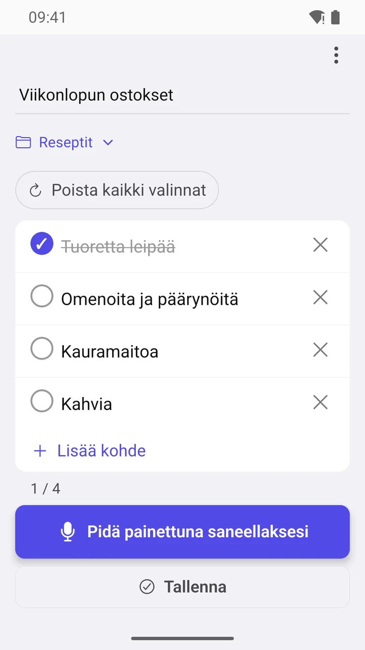 Ostoslista
