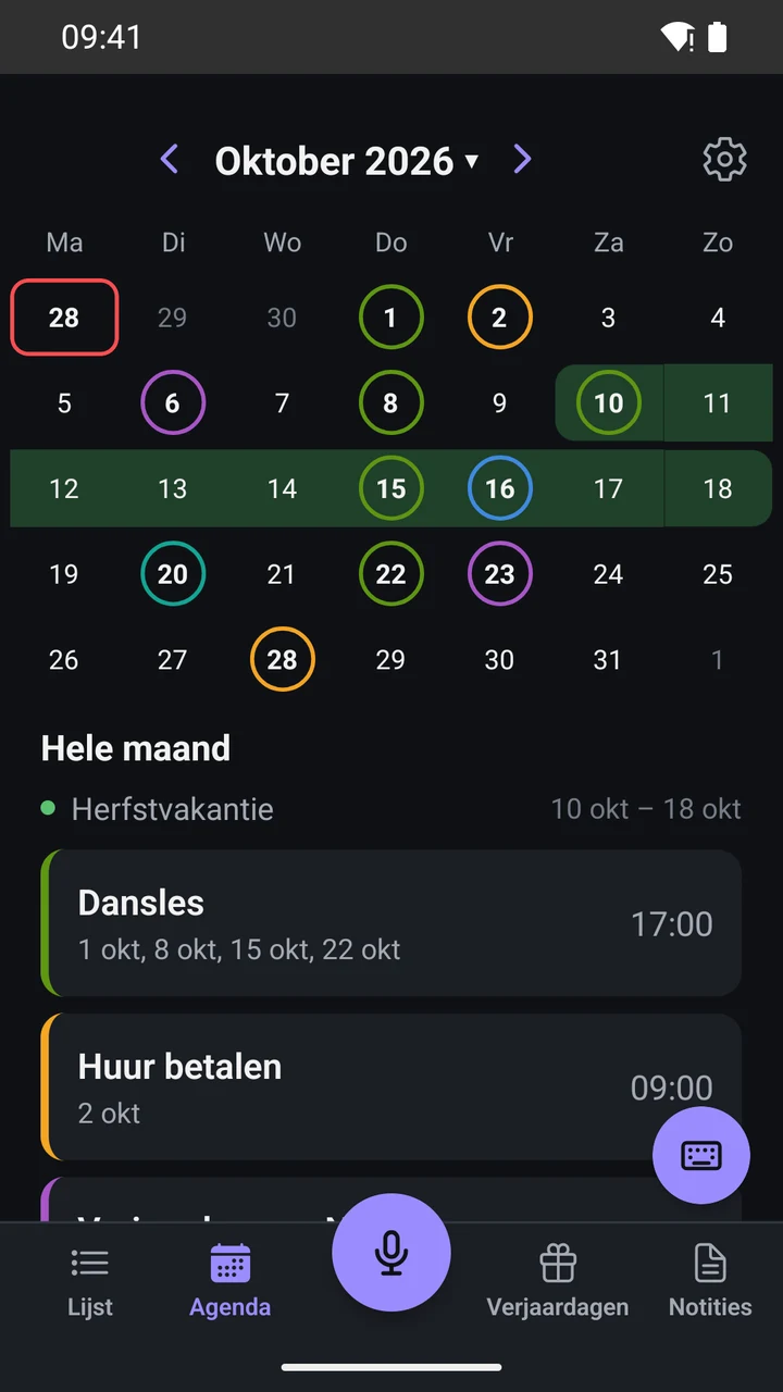 Donkere agenda