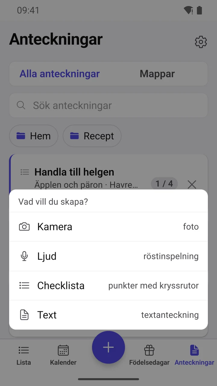 Anteckningar